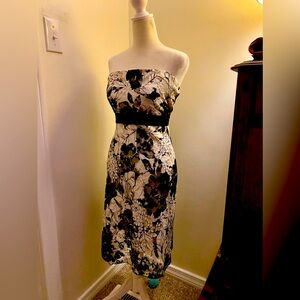 Classic Black and White slip dress!